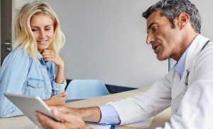 doctor consulting with patient - effective health care