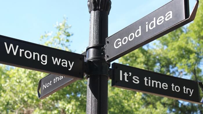 right way wrong way street signs