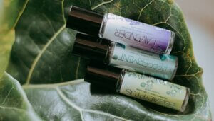 affordable essential oils - lavender eucalyptus & peppermint bottles
