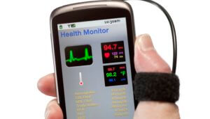 mobile device for biofeedback at home
