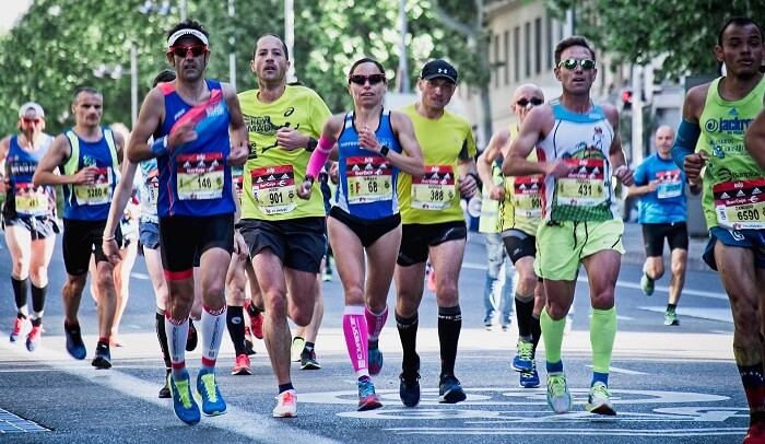 marathon runners - fitness documentary concept