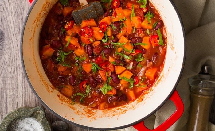 squash chili - flexitarian diet recipes