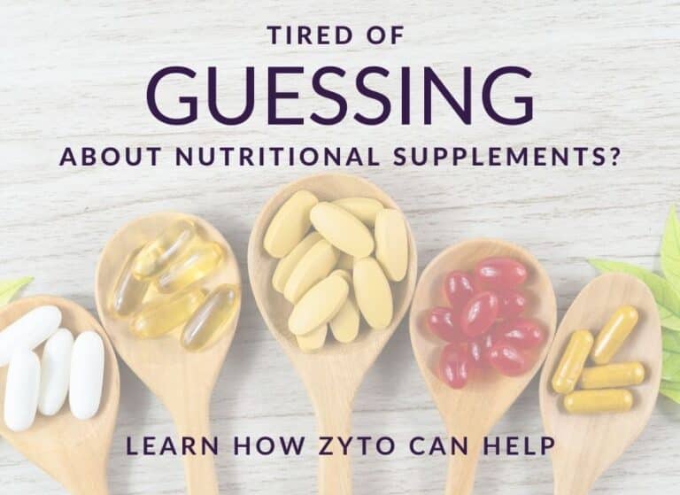 click to learn how zyto can help you choose the best supplements