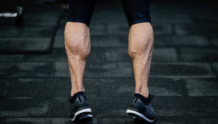 man doing heel raises - exercises for neuropathy