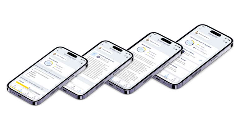 multiple phones showing zyto link reports