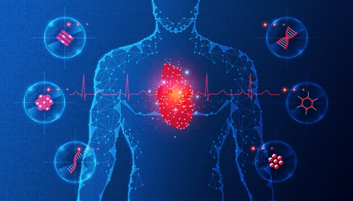 cardiac biomarkers 3d concept